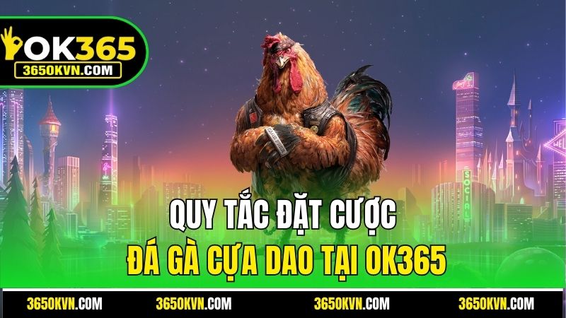 Quy tắc đặt cược đá gà cựa dao dễ hiểu