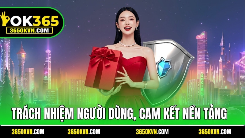 Giải thích trách nhiệm của người dùng và cam kết của nền tảng
